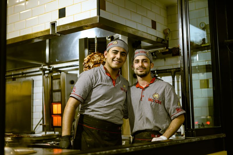 Proud Primo hoagies team members ready for service